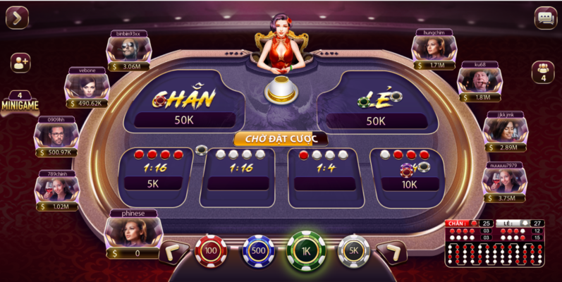 Cách chơi Xóc đĩa Tứ Linh online