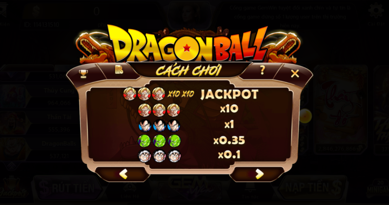 Kinh nghiệm chơi slot game Dragon Ball hay mà bạn nên biết