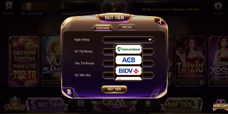 Giao dịch nhanh chóng, chính xác tại Gemwin