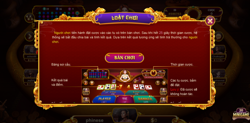 Tìm hiểu về game đánh bài Baccarat