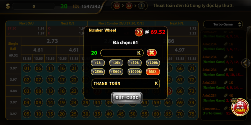 Mẹo chơi Numbers Game hay mà bạn phải biết