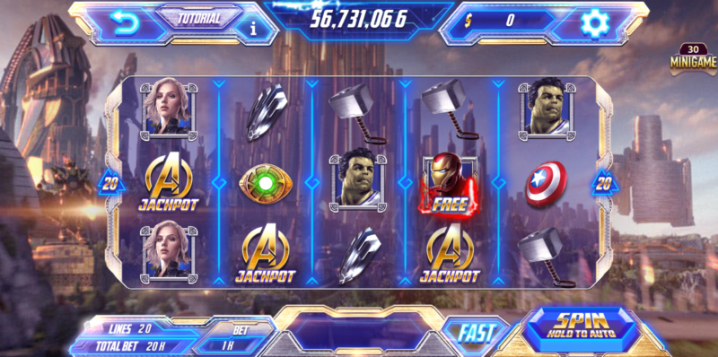 Giới thiệu về trò chơi slot game Avengers