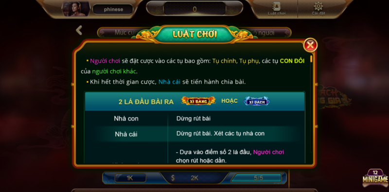 Luật chơi đánh bài Blackjack online