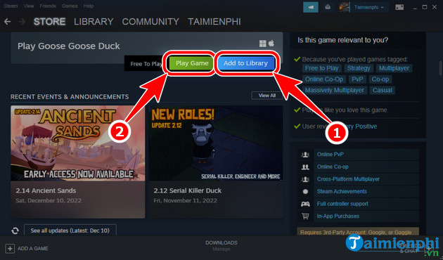 Cách tải game Goose Goose Duck về Laptop cá nhân