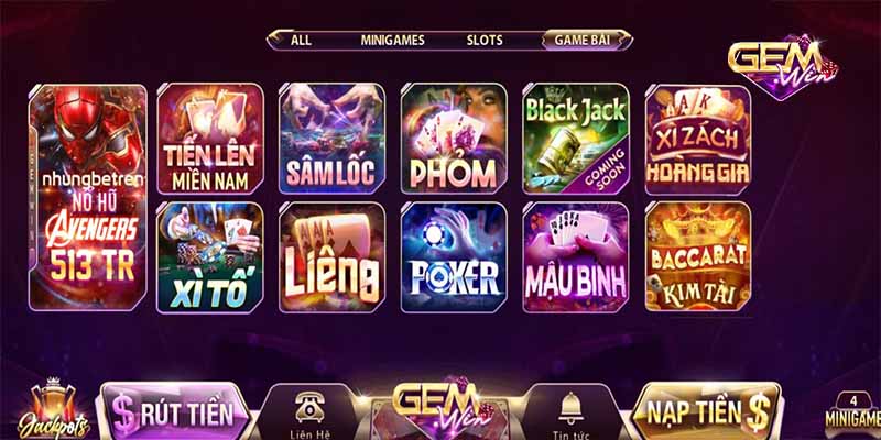 Game Bài Gemwin: 4 Tựa Game Không Thể Bỏ Lỡ Năm 2025