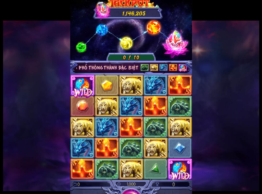 Khám phá game nổ hũ Slots 4 Thần Thú GemWin - Bí quyết chinh phục 
